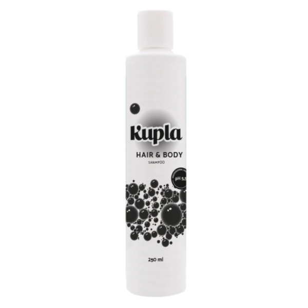 KUPLA Hair & Body Shampoo Hellävarainen ja kosteuttava shampoo 250ml