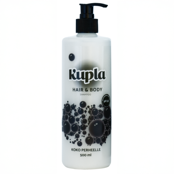 KUPLA Hair & Body Shampoo Hellävarainen kosteuttava shampoo 500ml