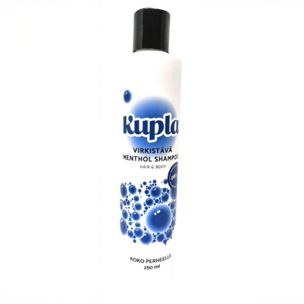 KUPLA Virkistävä Menthol shampoo Hiuspohjaa viilentävä shampoo 250ml