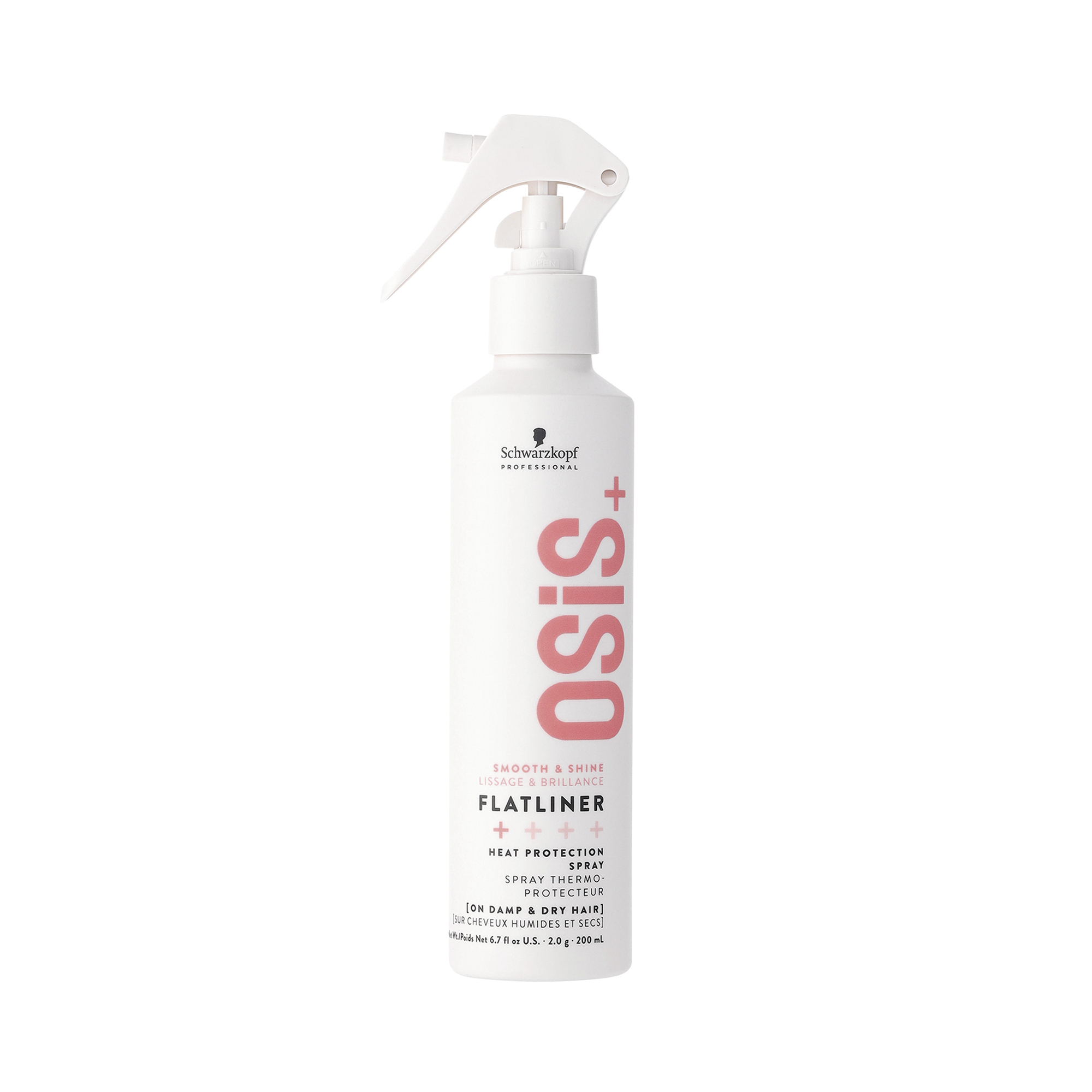 OSiS Flatliner Lämpösuoja on suunniteltu päivittäiseen käyttöön lämpölaitteiden alle 200 ml