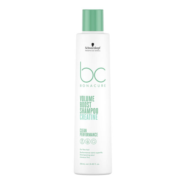 BC Bonacure Volume Boost Shampoo hennoille ja hauraille hiuksille 250 ml