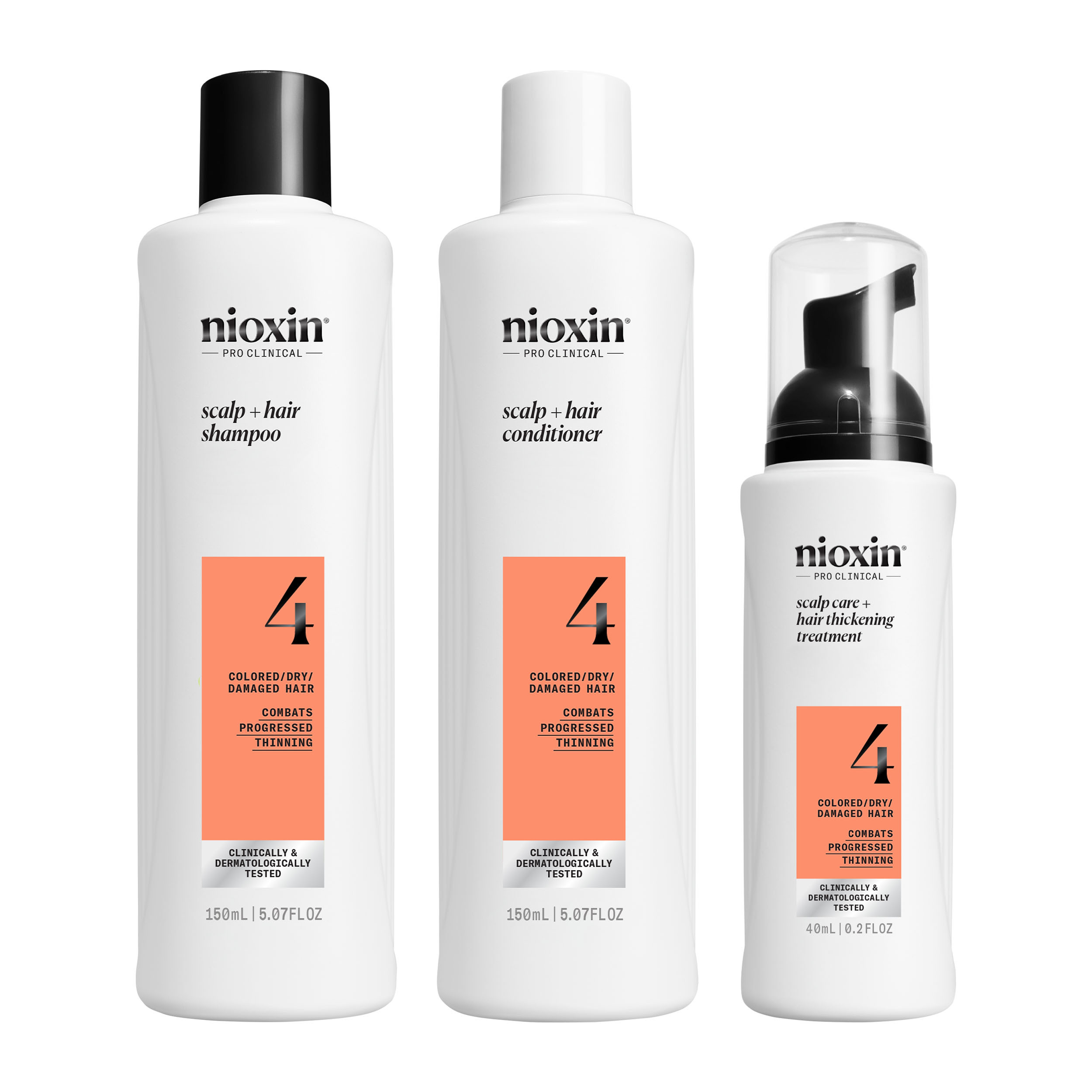 Nioxin System 4 Trial Kit for Colored Thinning Hair
