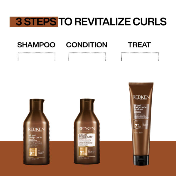 antaen välittömästi ravitun näköiset hiukset ja määritellyt kiharat.'