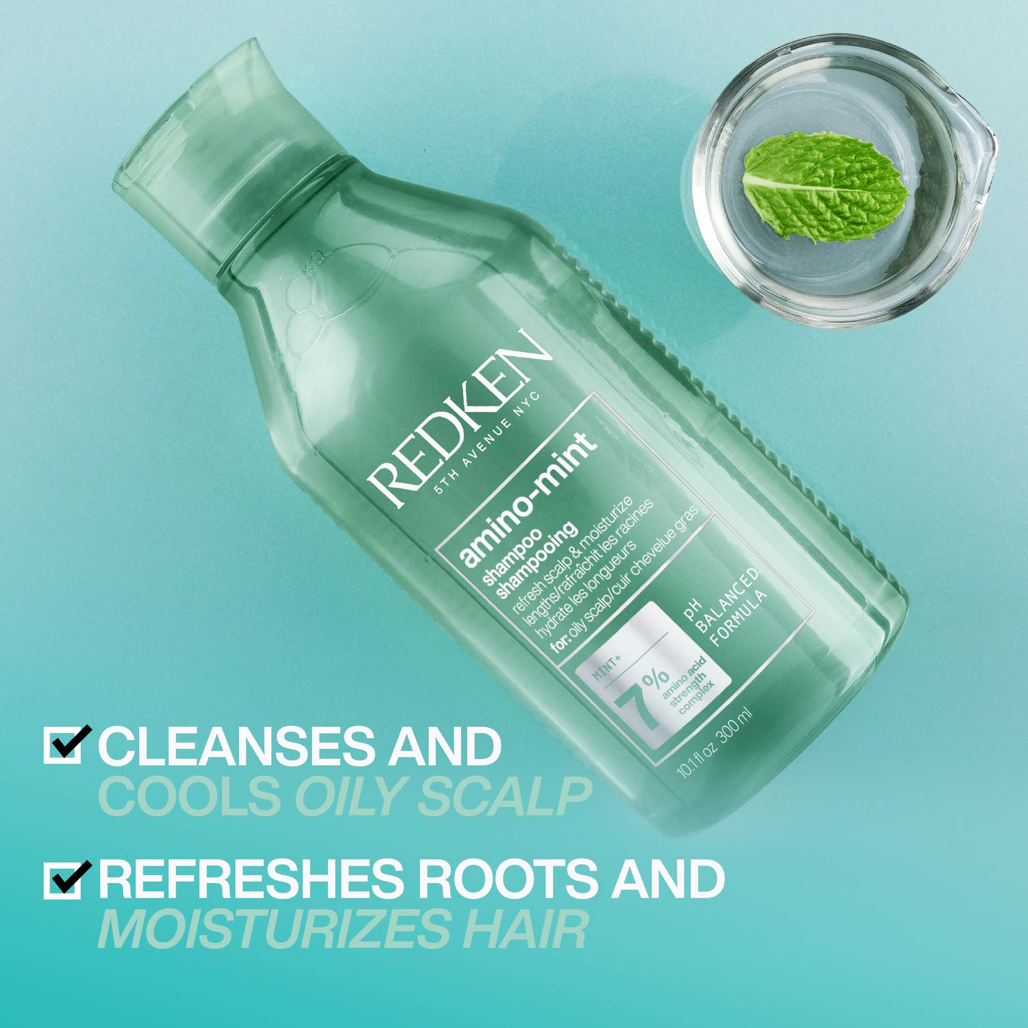 Amino Mint Shampoo 300ml - Image 3