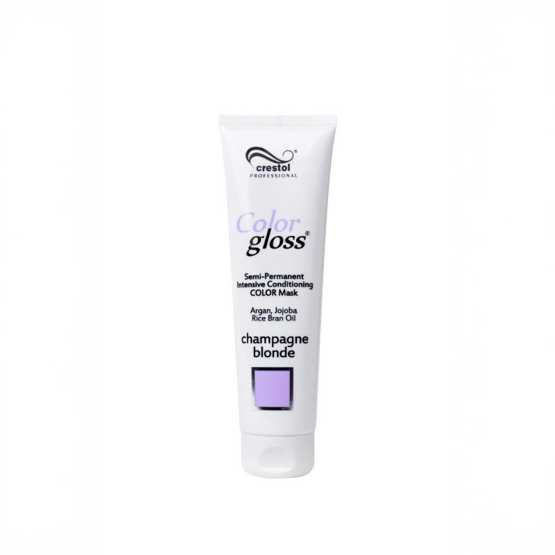 Color Gloss Champagne Blonde intensiivinen kevytväri ja syvähoitava hiusnaamio 150ml