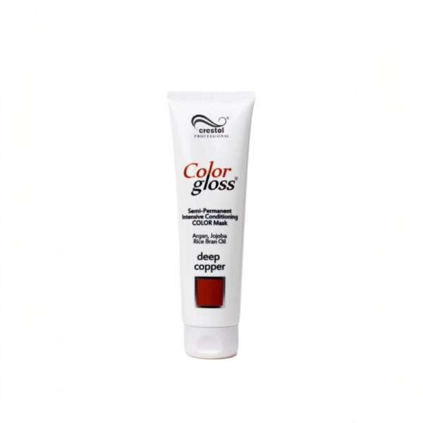 Color Gloss Deep Copper intensiivinen kevytväri ja syvähoitava hiusnaamio 150ml