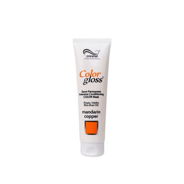 Color Gloss Mandarin Copper intensiivinen kevytväri ja syvähoitava hiusnaamio 150ml