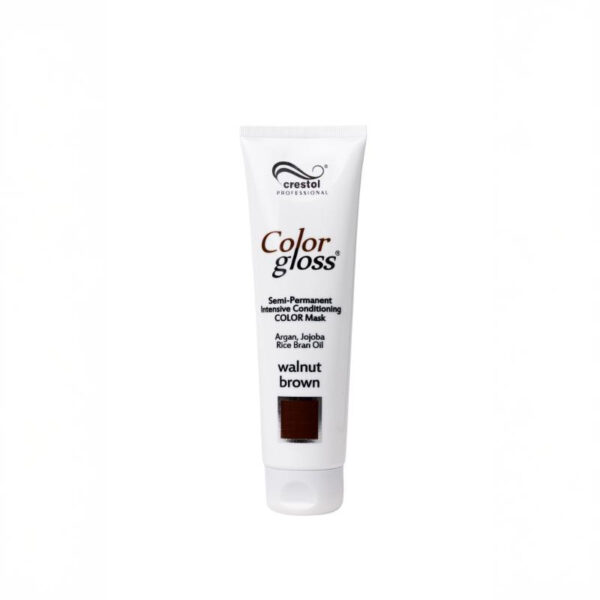 Color Gloss Walnut Brown intensiivinen kevytväri ja syvähoitava hiusnaamio 150ml