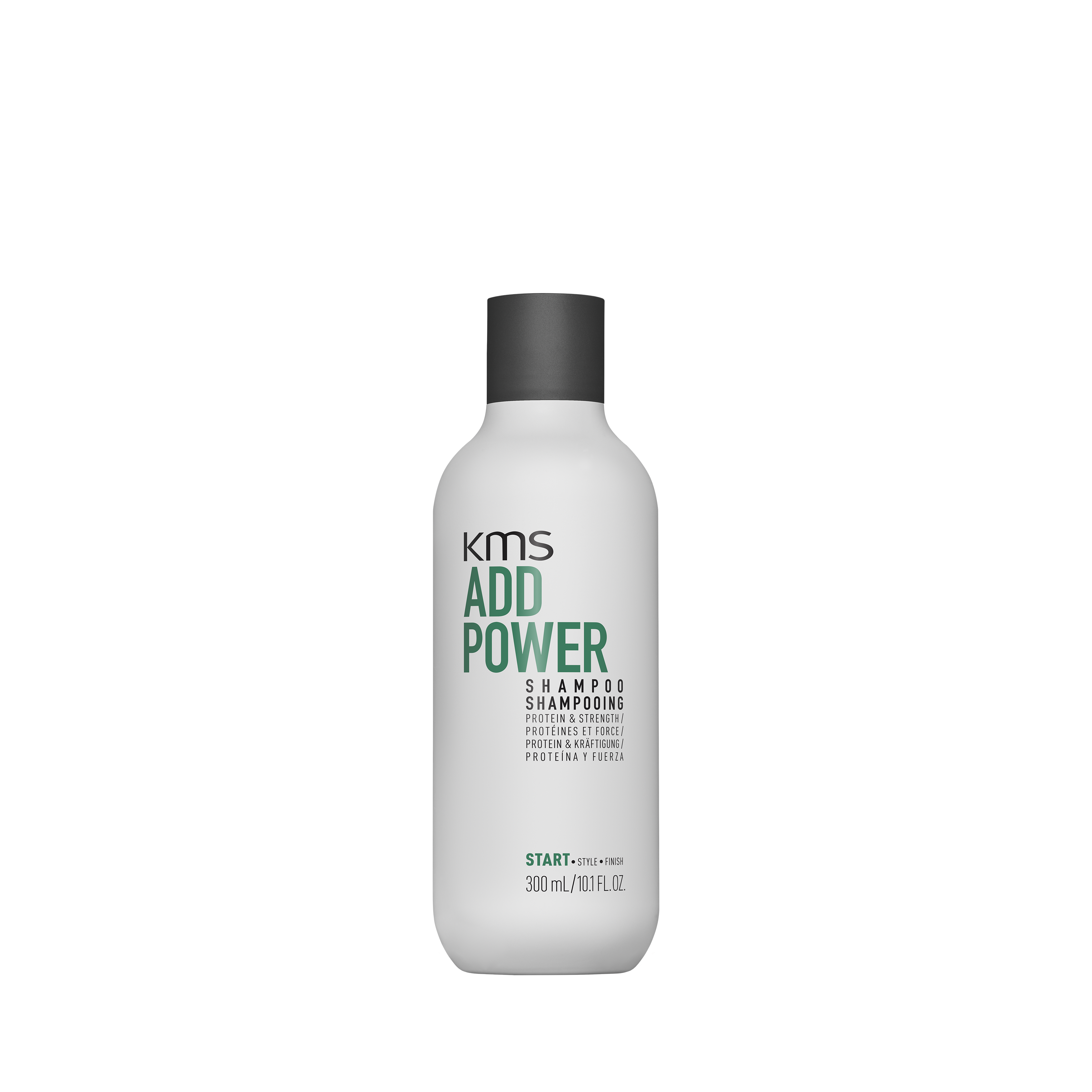 KMS AddPower Shampoo ohuille ja hennoille hiuksille 300ml
