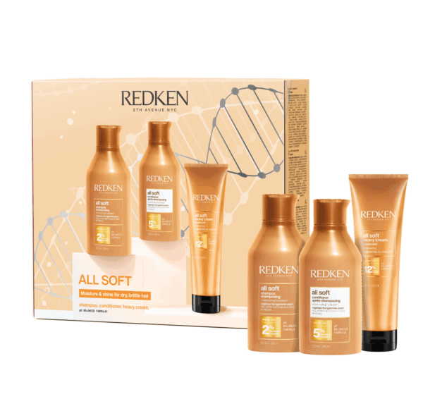 REDKEN All Soft paketti sisältää All soft shampoo 300ml