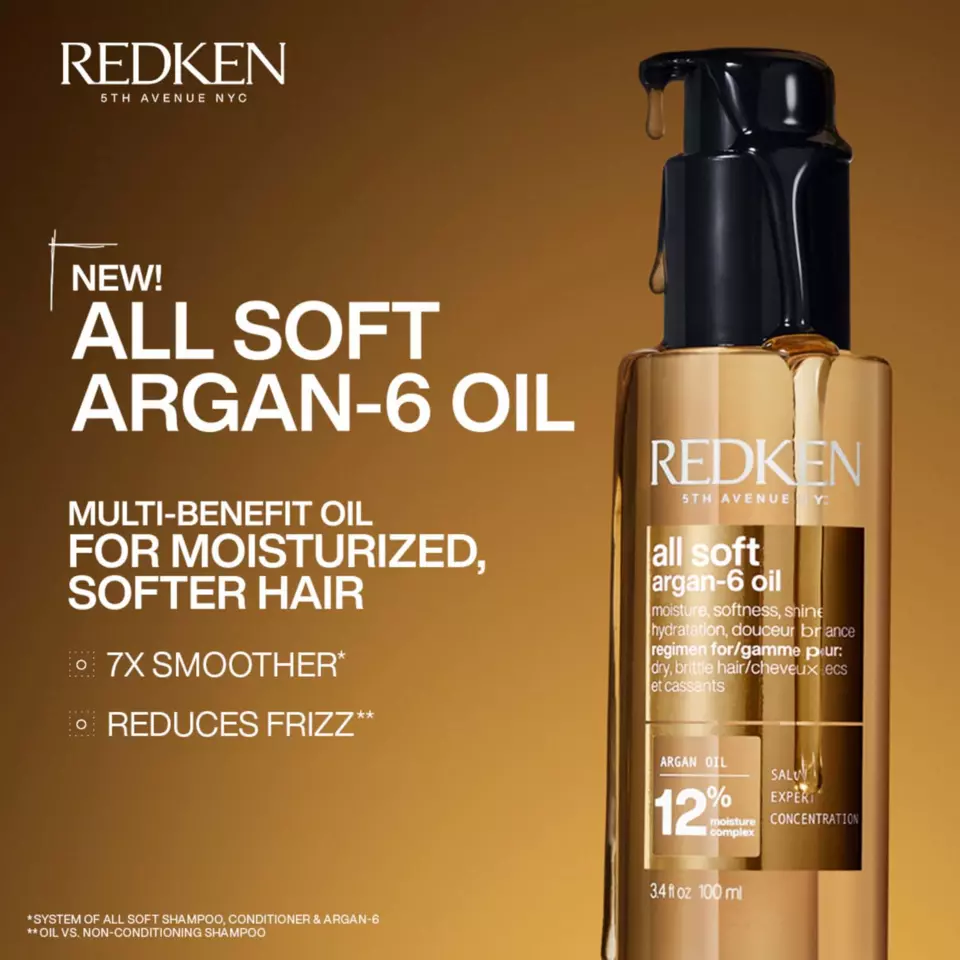 All Soft Argan-6 Oil 100ml - Image 2
