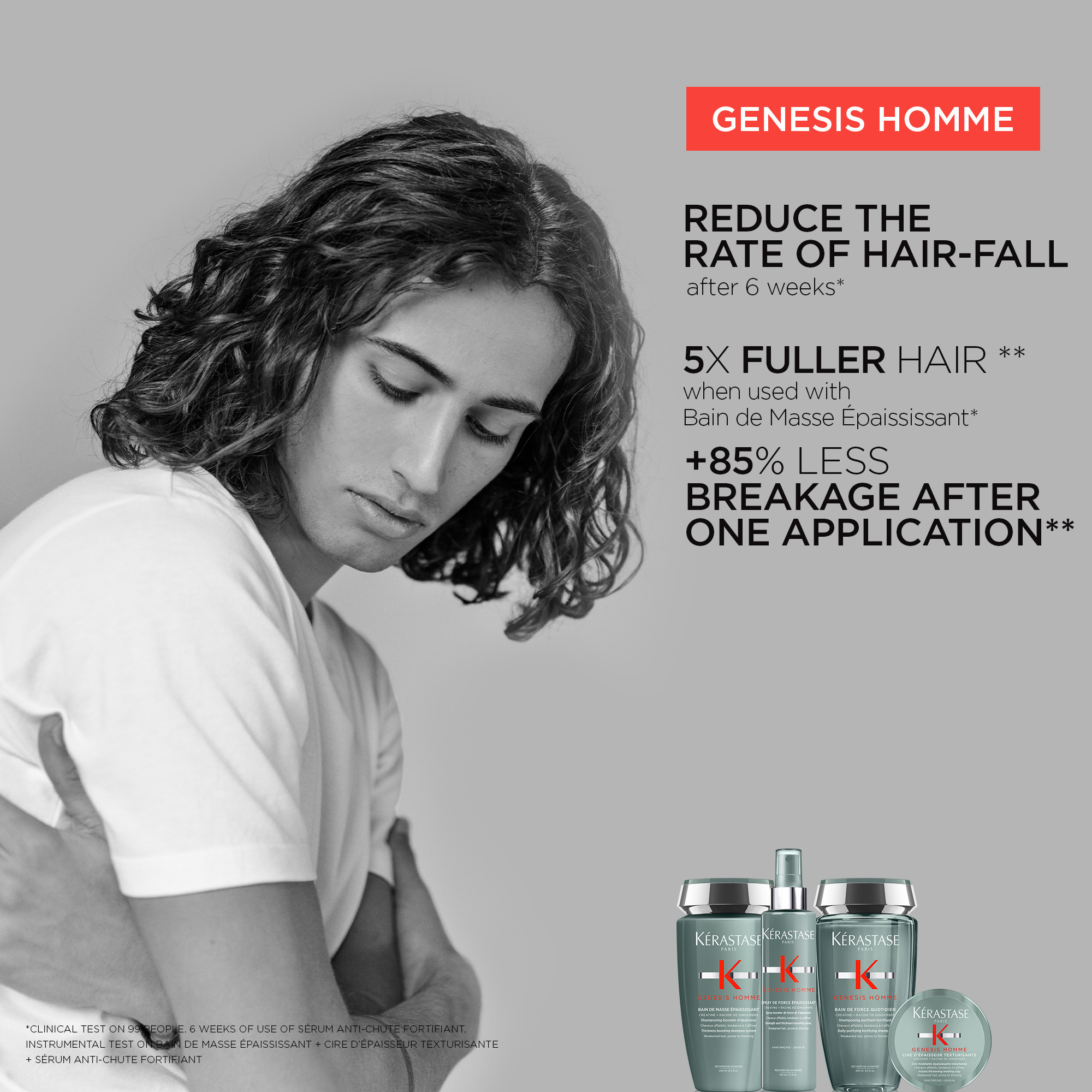 Genesis Homme Bain de Force Quotiden 250ml - Image 2