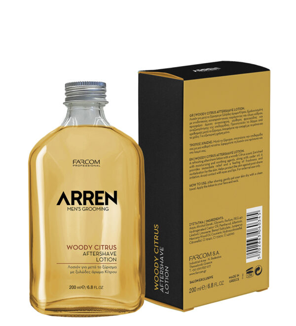 Aftershave lotion woody citrus 200ml