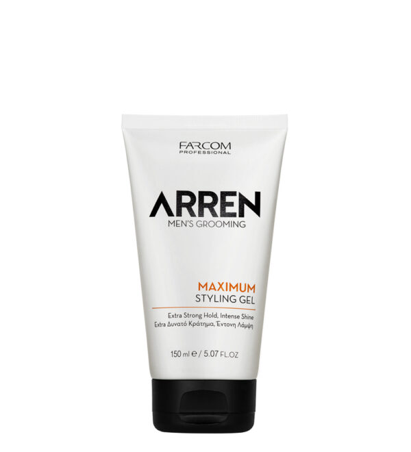 ARREN_STYLING_GEL_MAXIMUM_150_FRONT Erittäin vahva muotoilugeeli