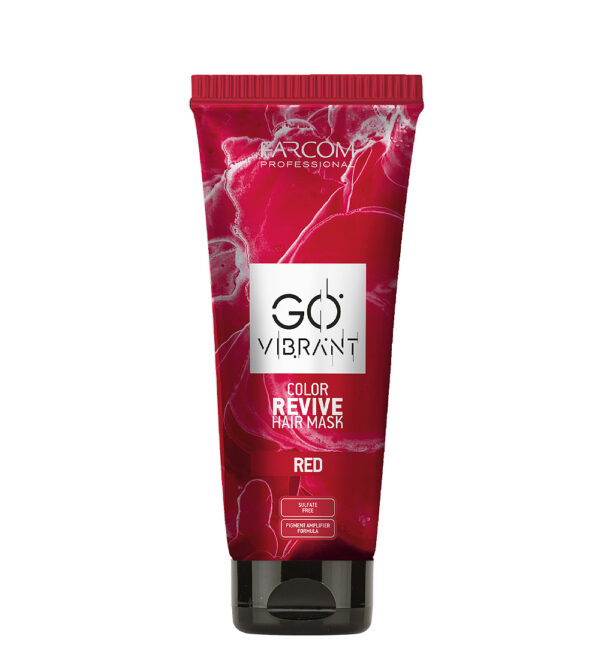 FP_Go Vibrant_Mask_Red_Front FARCOM PROFESSIONAL Pro go vibrant mask red 200ml