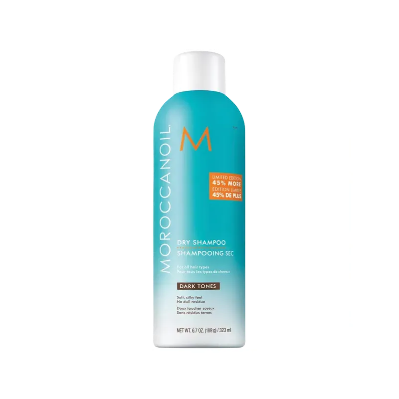Moroccanoil Dry Shampoo Dark Tones Jumbo 323 ml -kuivashampoo tummille hiuksille