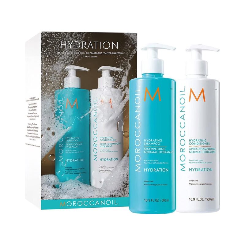 Moroccanoil Hydration Shampoo & Conditioner Duo -kosteuttava shampoo ja hoitoaine 2 × 500 ml