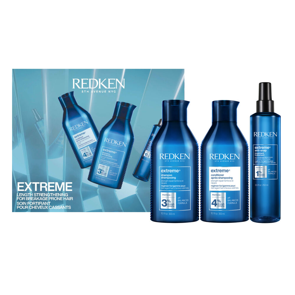 Redken Extreme Holiday Kit lahjapakkaus heikentyneille ja vaurioituneille hiuksille